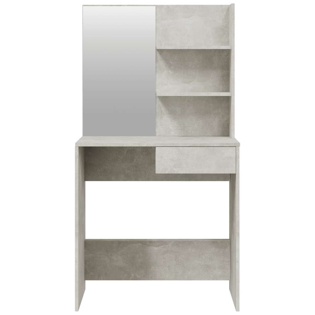 Schminktisch-Set Weiß 74,5x40x141 cm