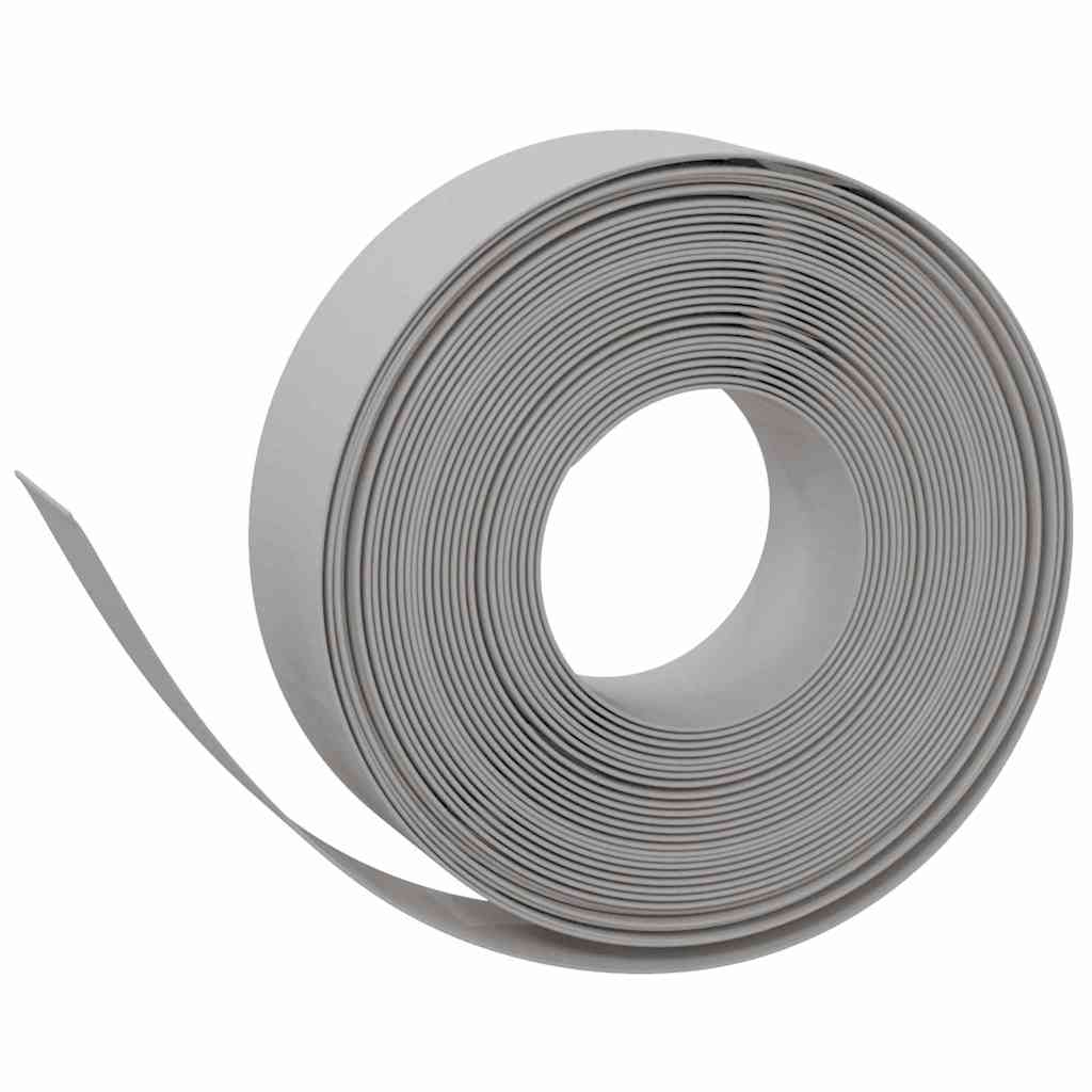 Gartenumrandung 25 m 10 cm PE Grau