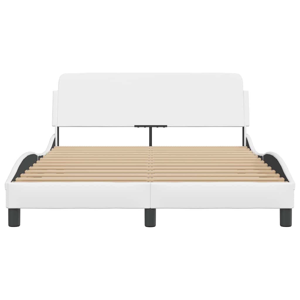 Bettgestell "Dover" Schwarz 100x190 cm Kunstleder