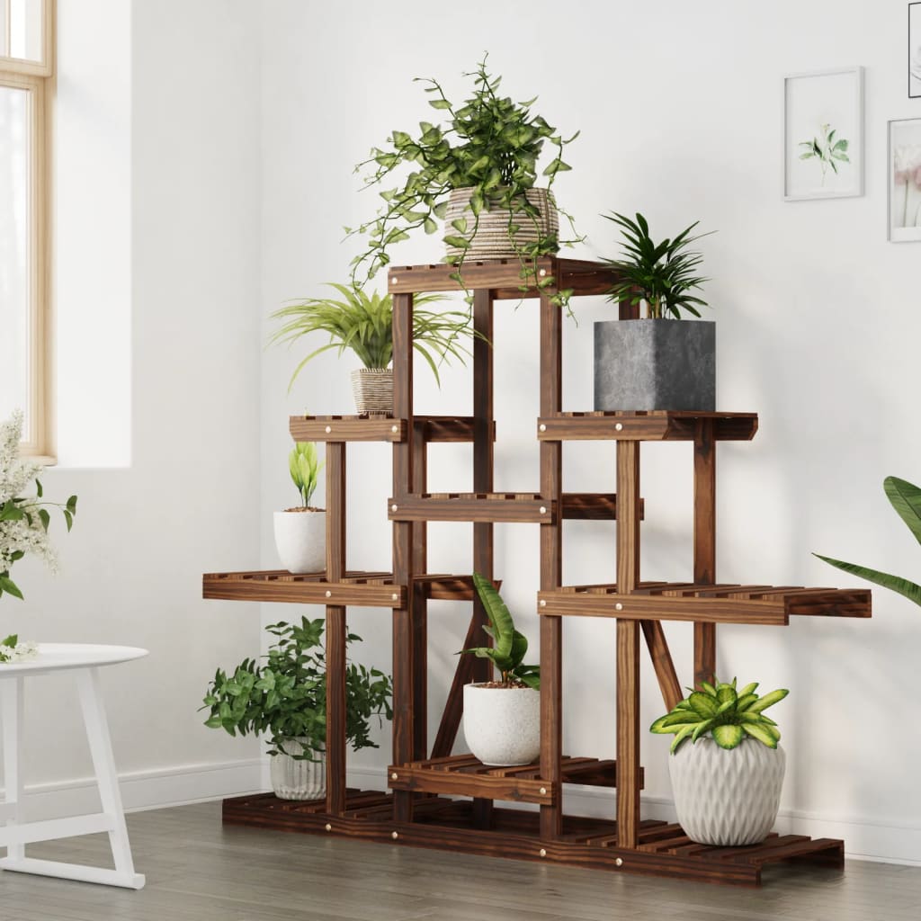 Blumenständer 110x25x96 cm Massivholz Tanne
