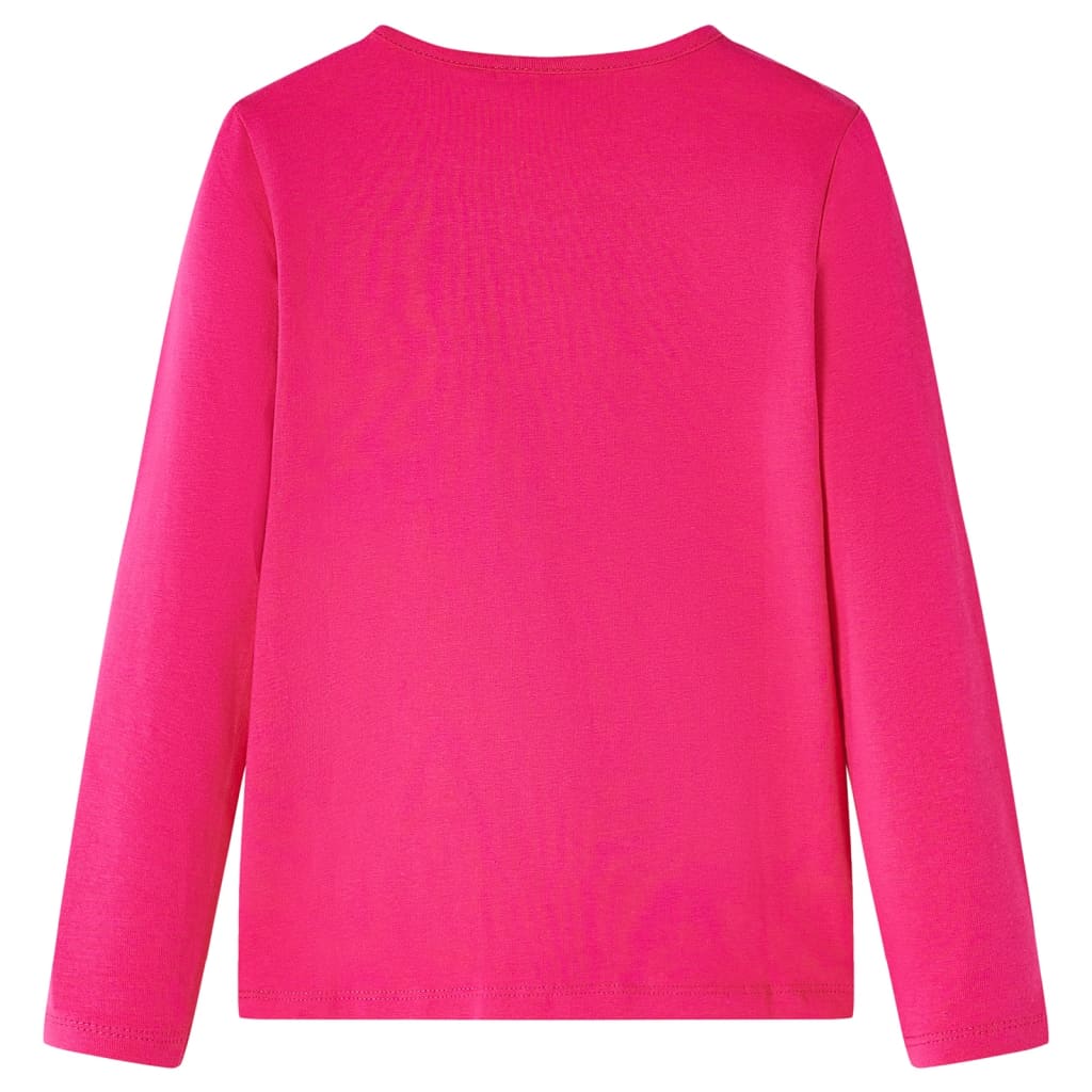 Kinder-Langarmshirt Marineblau 104