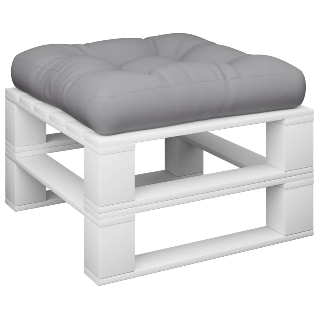 Palettenkissen Anthrazit 50x50x12 cm Stoff