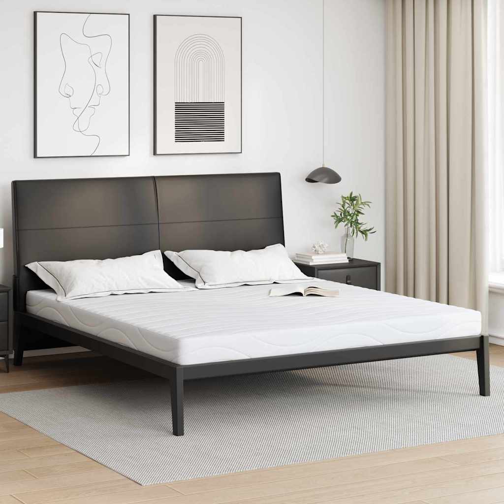 Matratze Weiß 80 x 160 cm Jacquard-Stoff