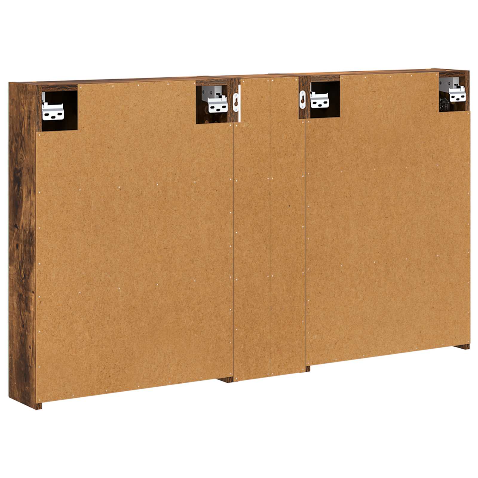 Badezimmerschrank-Set 3 pcs 80 x 10,5 x 50 cm Holzwerkstoff