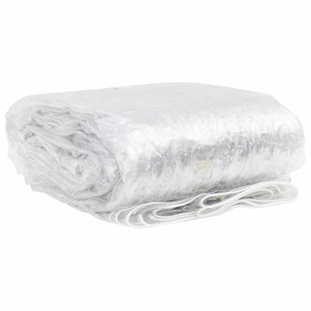 Transparente Plane mit Ösen 1x2 m PVC