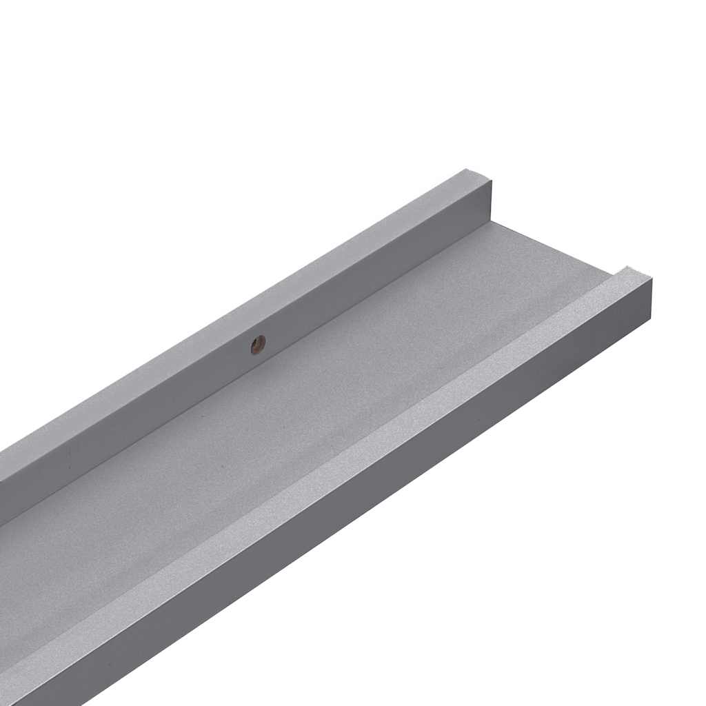 Bilderleisten 2 Stk. Weiß 80x9x3 cm MDF