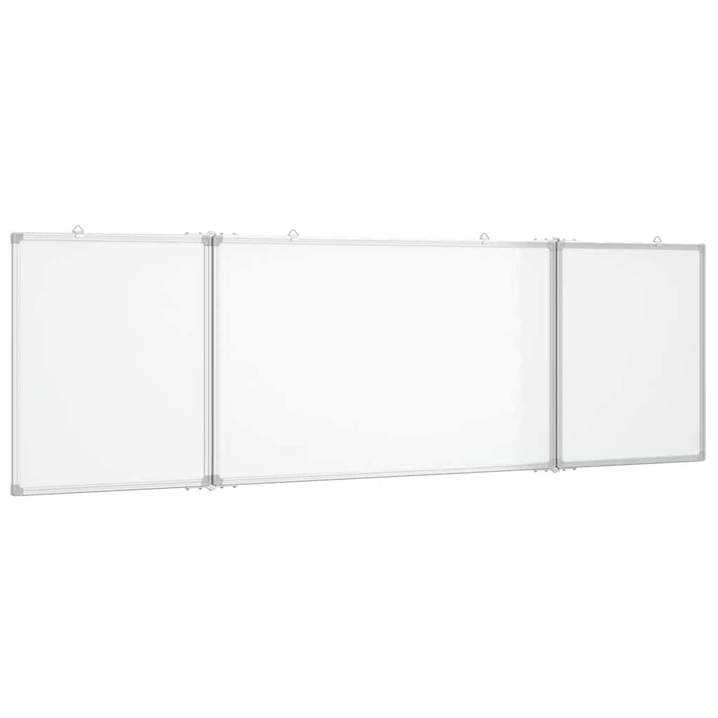 Magnetisches Whiteboard Klappbar 160x40x1,7 cm Aluminium
