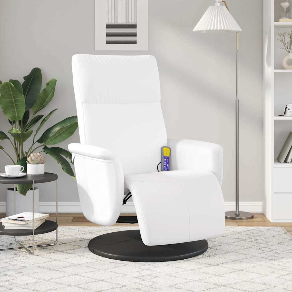 Massage Relaxsessel Schwarz 71 x 90 x 105 cm Kunstleder