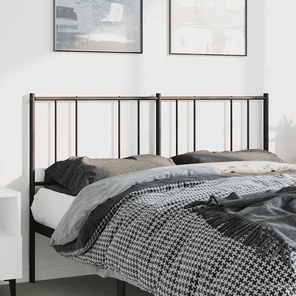 Ersatz-Kopfteil Metall Schwarz 80 cm