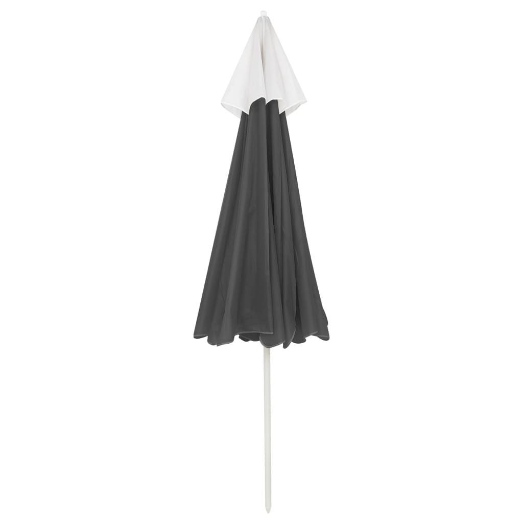 Sonnenschirm mit Stahlmast Sandfarbe 180 cm