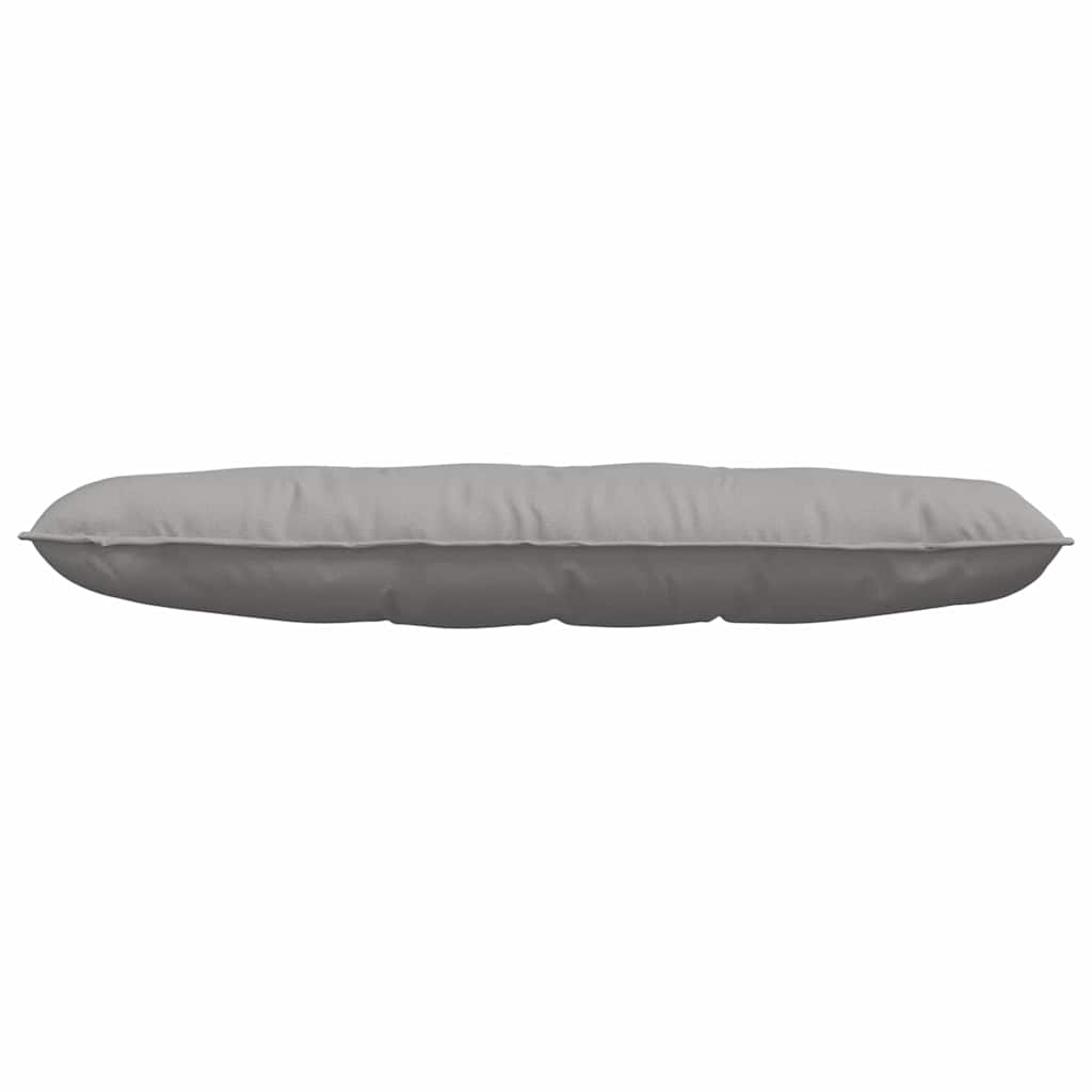Rückenkissen Hellgrau 50 x 19 x 45 cm Stoff