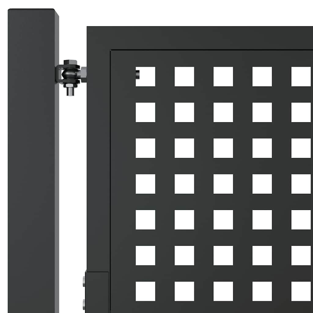 Gartentor Anthrazit 100x75 cm Stahl