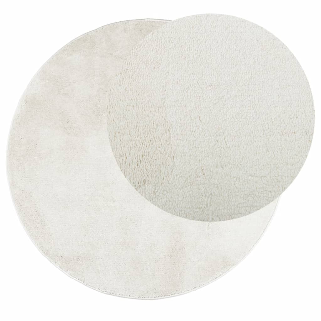 Teppich OVIEDO Kurzflor Anthrazit 120x120 cm