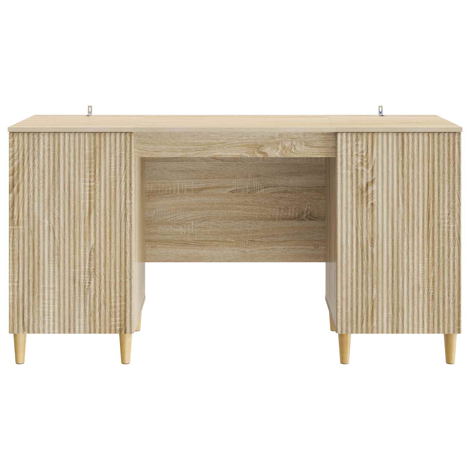 Schreibtisch mit Regal Schwarz 142,5 x 50 x 75 cm Holzwerkstoff