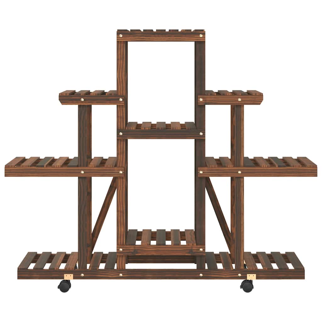 Blumenständer 110x25x96 cm Massivholz Tanne