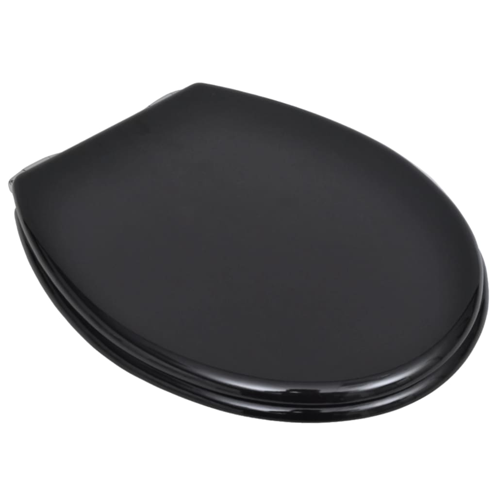 Toilettensitz MDF Deckel mit Absenkautomatik Design Weiß