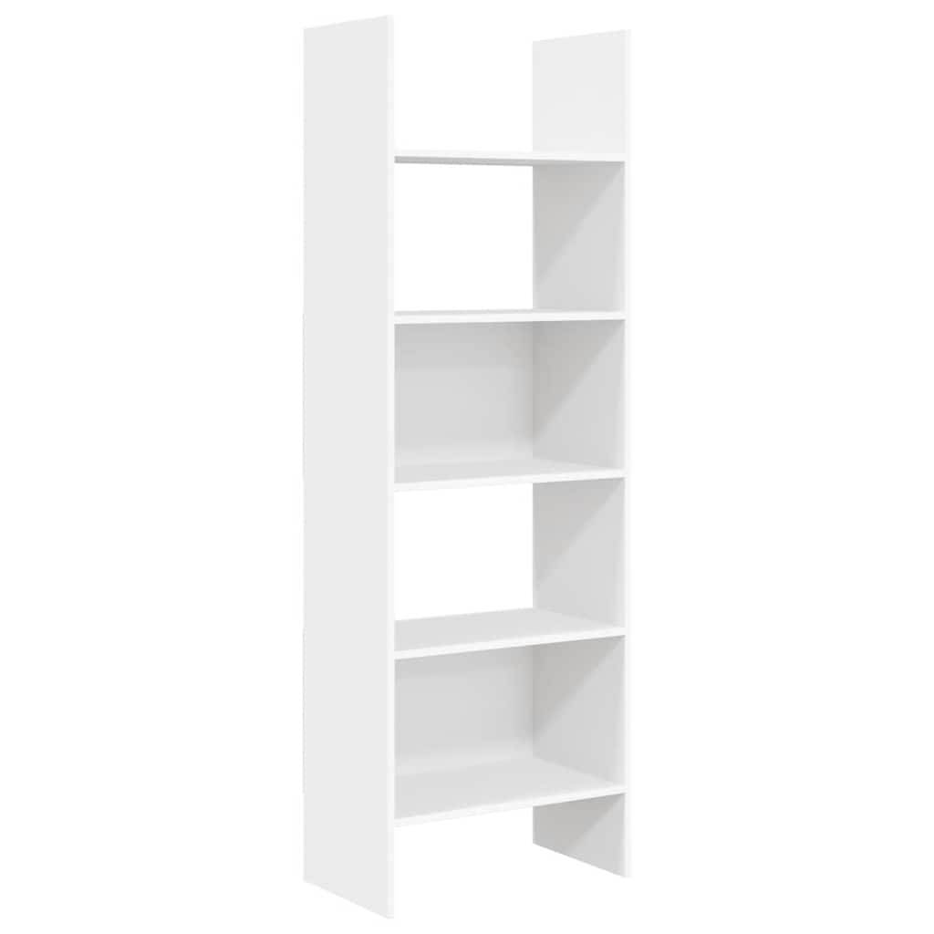 Bücherregal Weiß 60x35x180 cm Holzwerkstoff