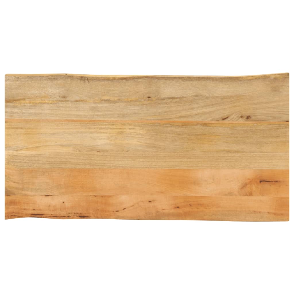 Tischplatte 40x40x2,5 cm Rechteckig Massivholz Akazie Baumkante