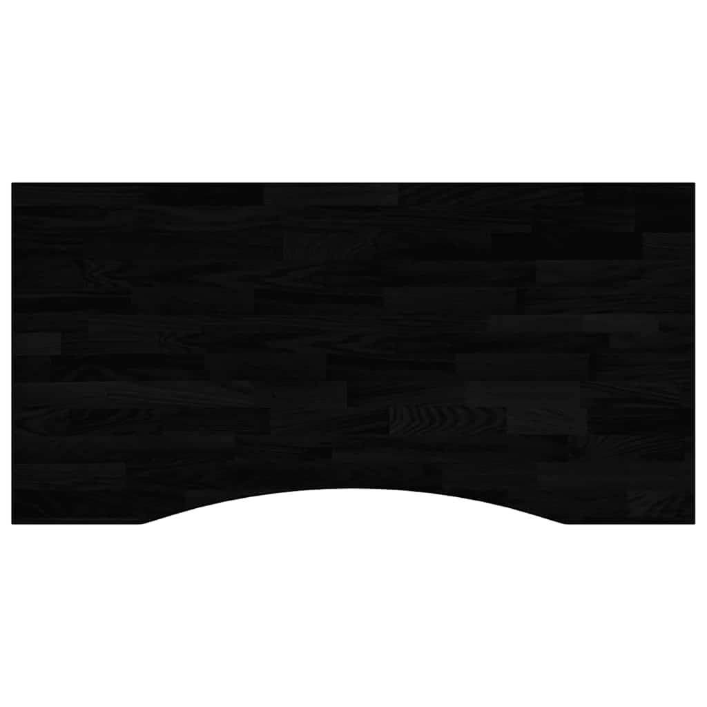 Schreibtischplatte Unbehandelt 80x50x2,5 cm Massivholz Eiche