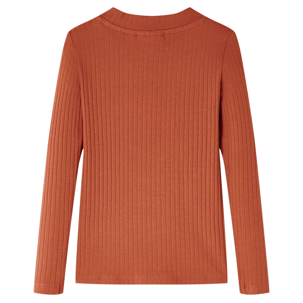 Kinder-Langarmshirt Ocker 104