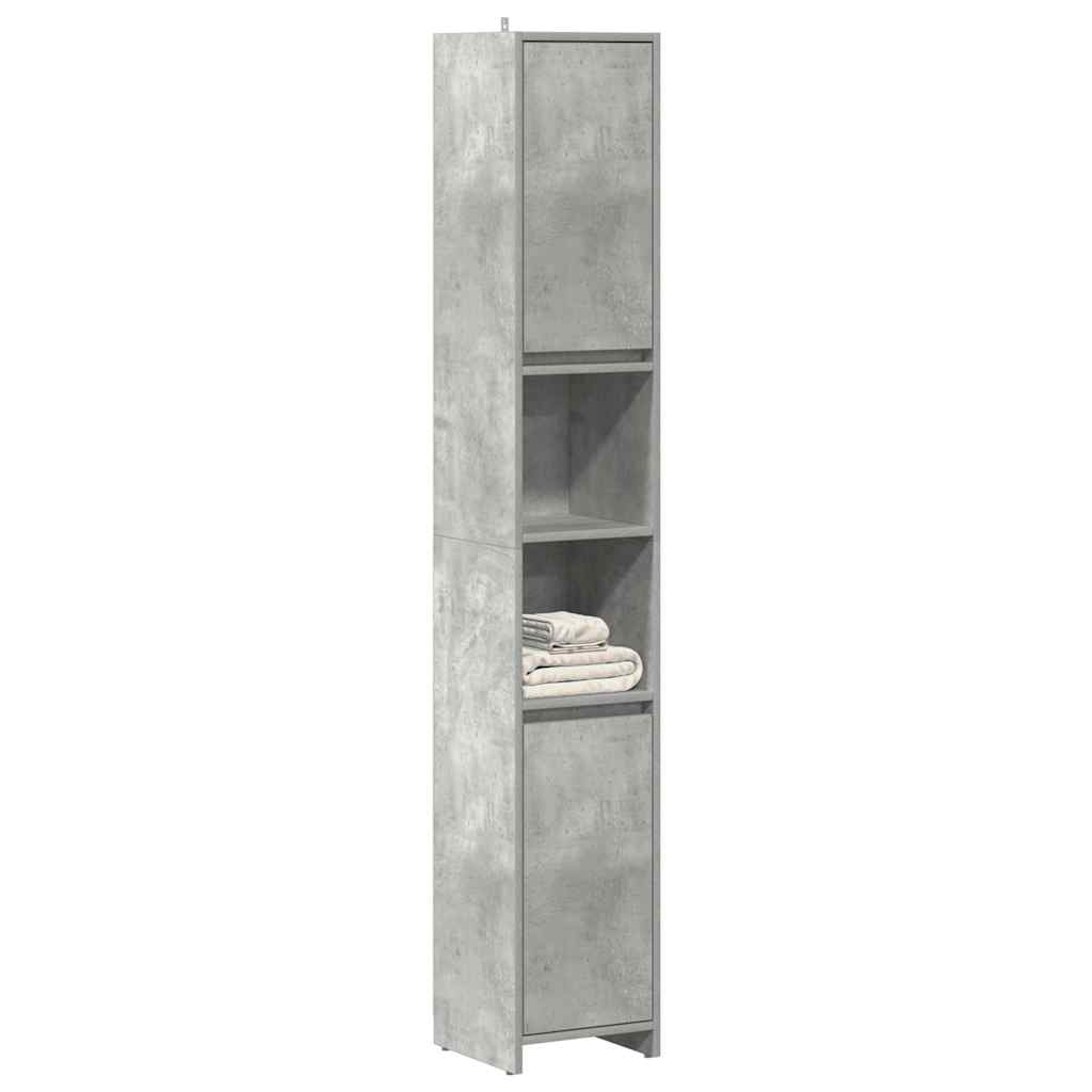 Badezimmerschrank Weiß 30x30x183,5 cm Holzwerkstoff