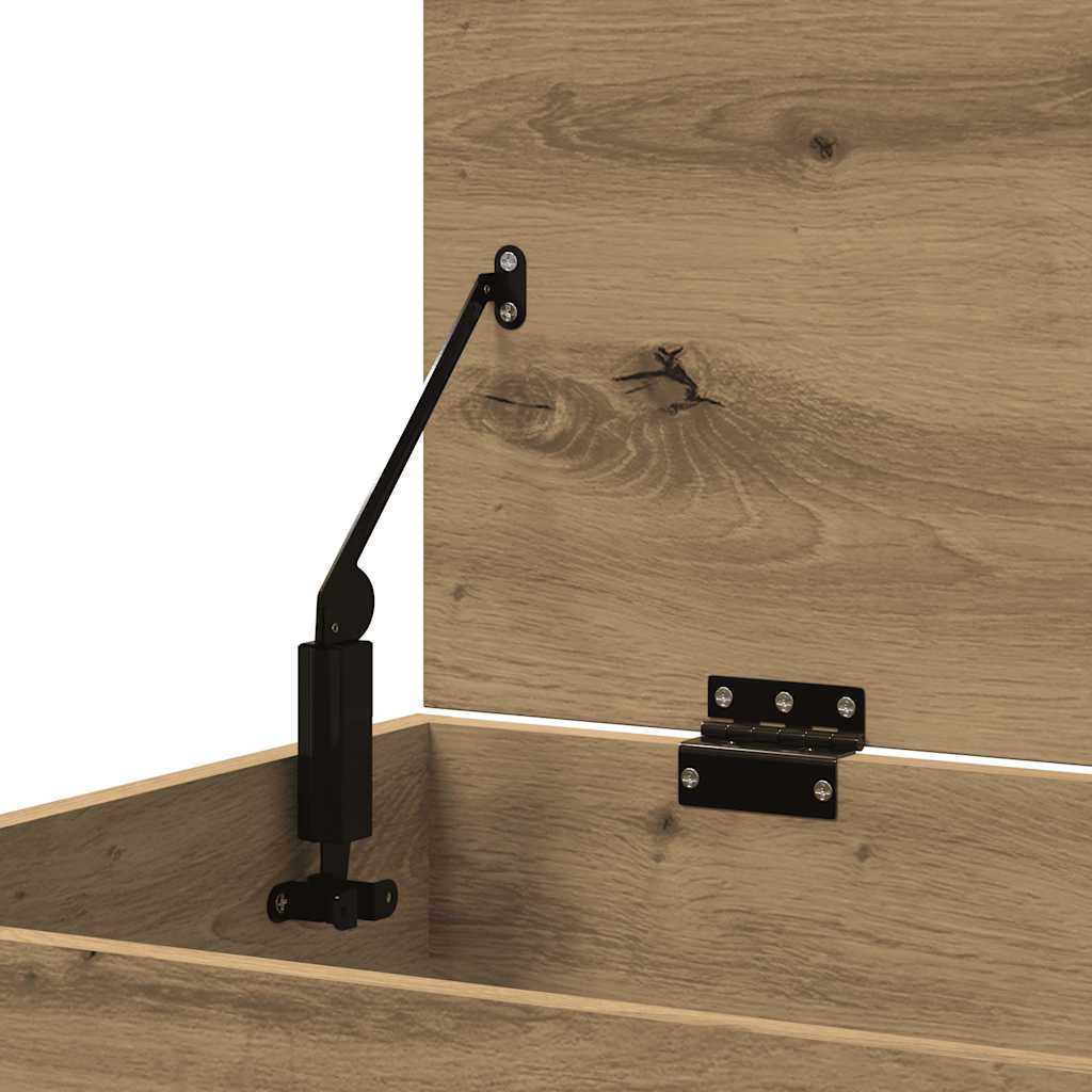 Aufbewahrungstruhe Weiß 84x42x46 cm Holzwerkstoff