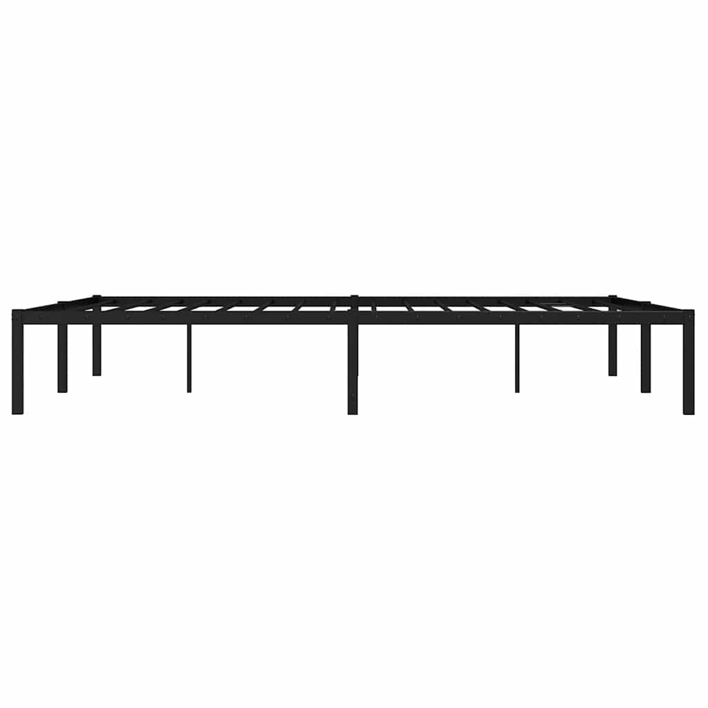 Bettgestell Metall Schwarz 75x190 cm