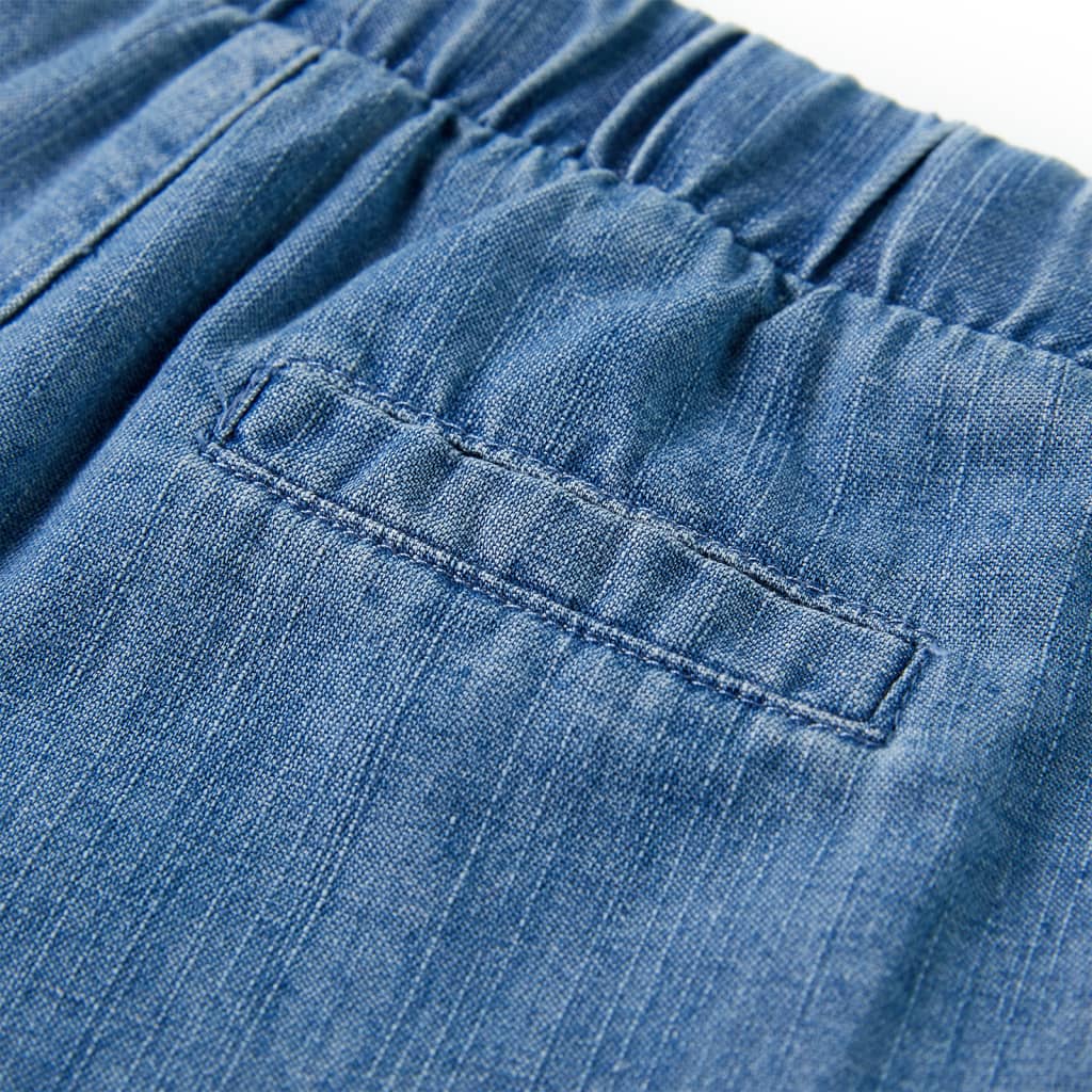 Kindershorts Helles Jeansblau 140