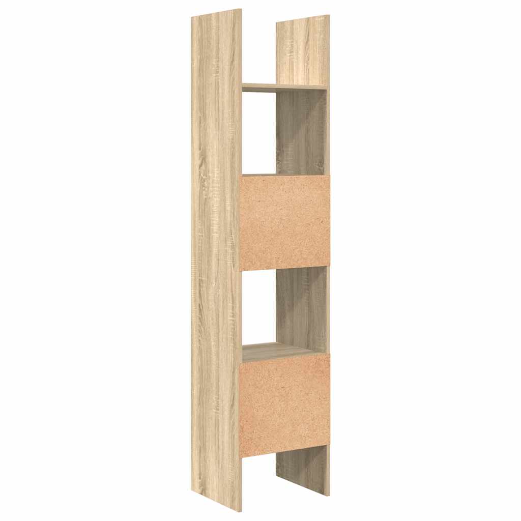 Bücherregal Weiß 40x35x180 cm Holzwerkstoff
