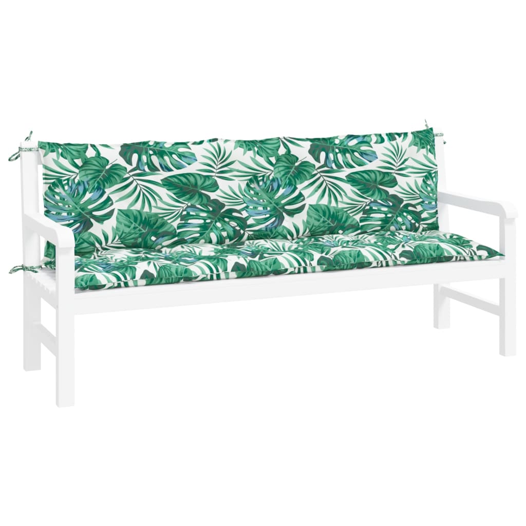 Gartenbank-Auflagen 2 Stk. Königsblau 100x50x7 cm Oxford-Gewebe