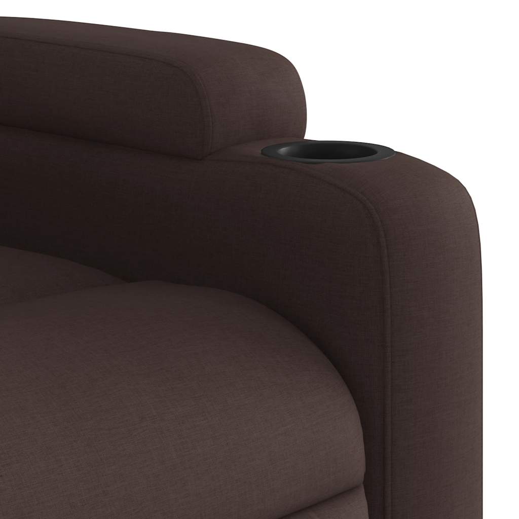 Relaxsessel Elektrisch Hellgrau Stoff