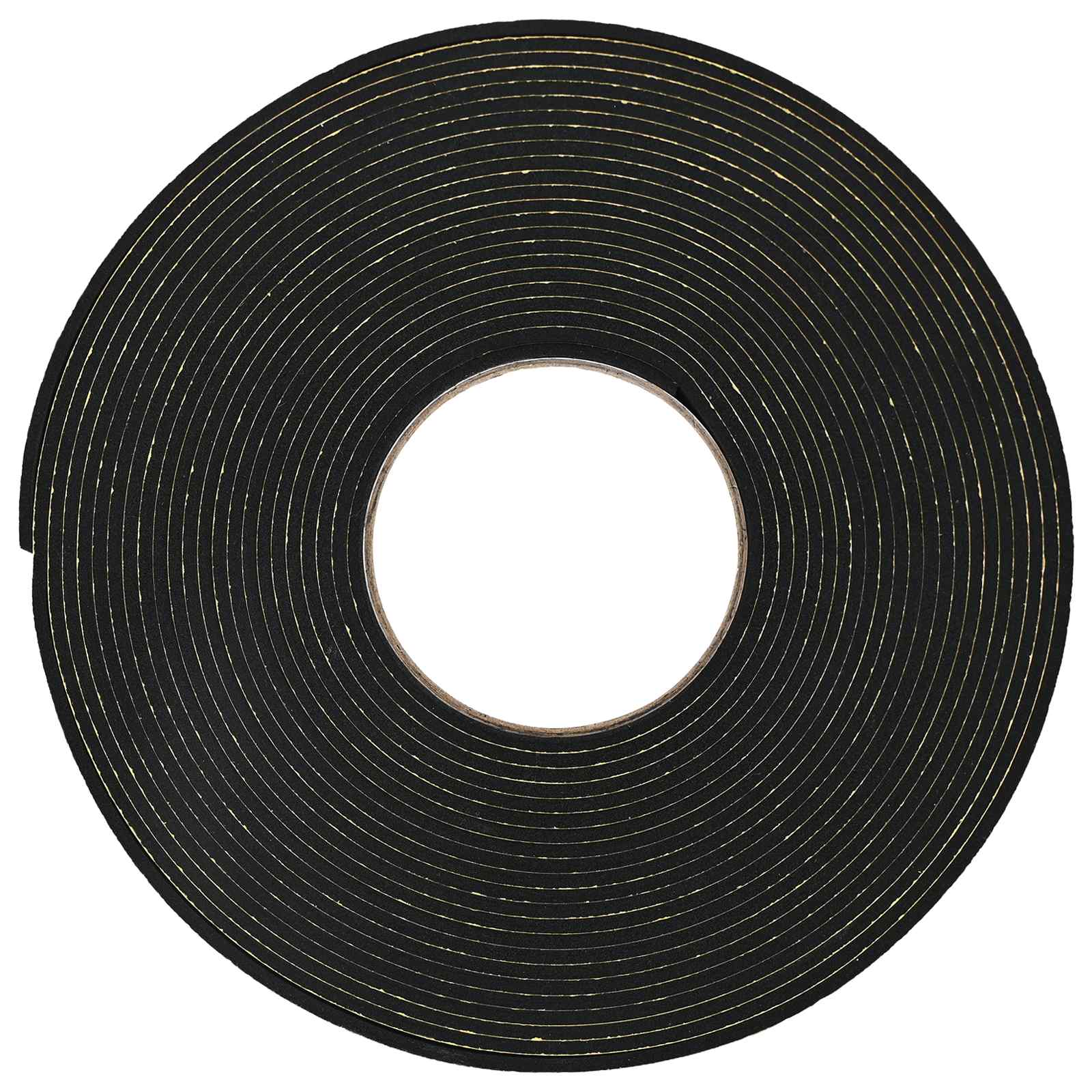 Selbstklebendes Schaumstoffband Schwarz 10mm x 10m CR-Schaum