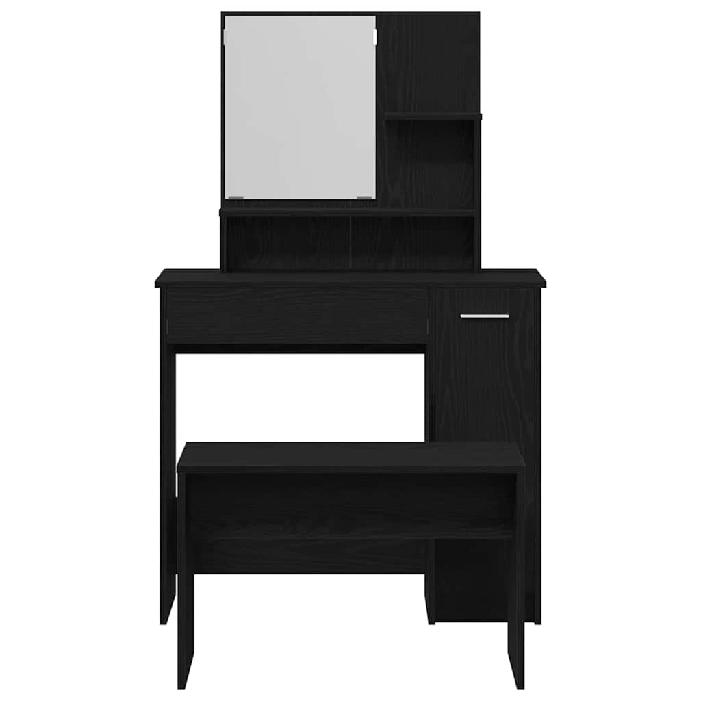 Schminktisch-Set Weiß 86,5x35x136 cm