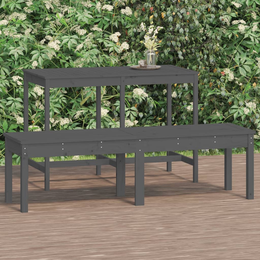 Gartenbank 50x44x45 cm Massivholz Kiefer