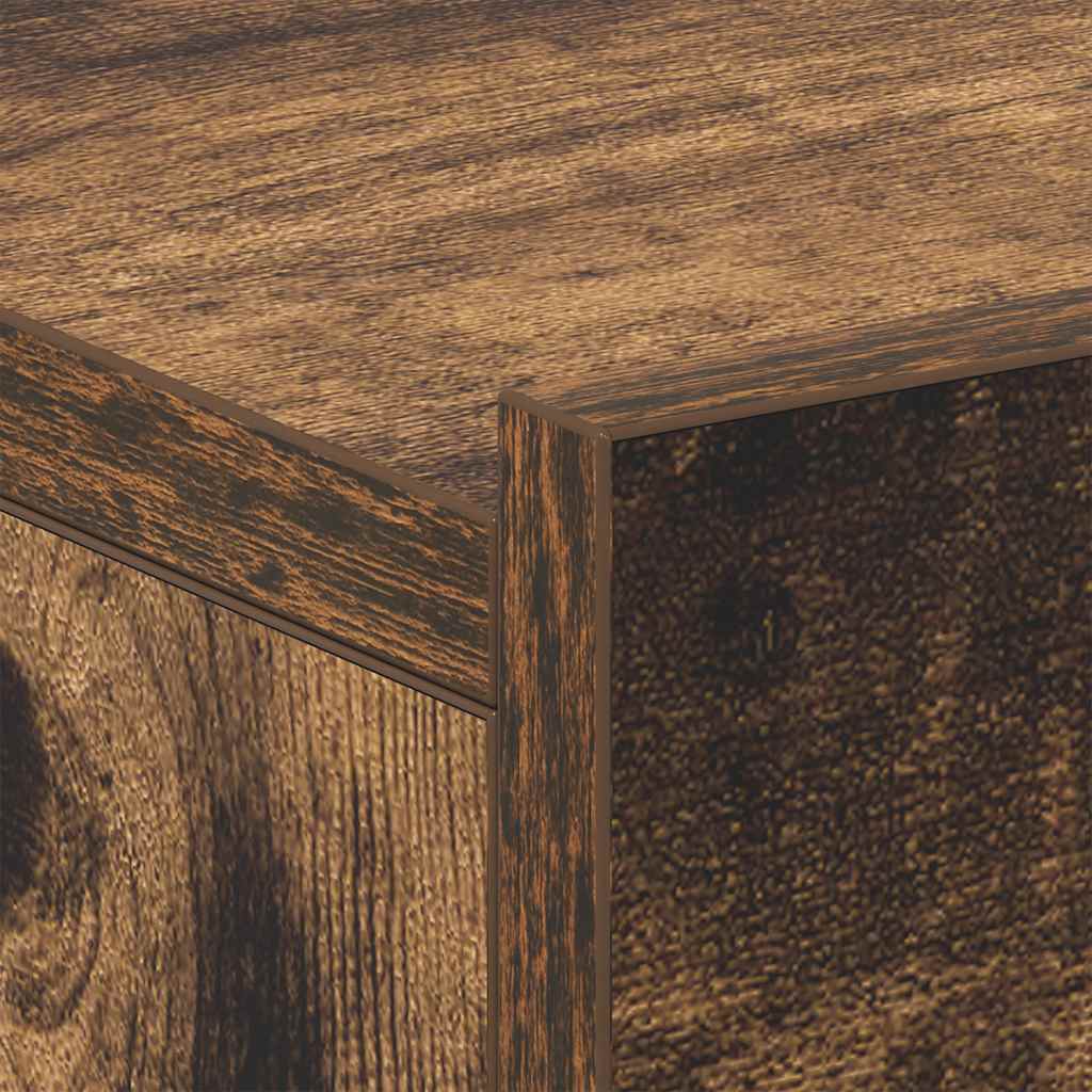 Hängender Nachttisch Weiß 40x30x15 cm Holzwerkstoff
