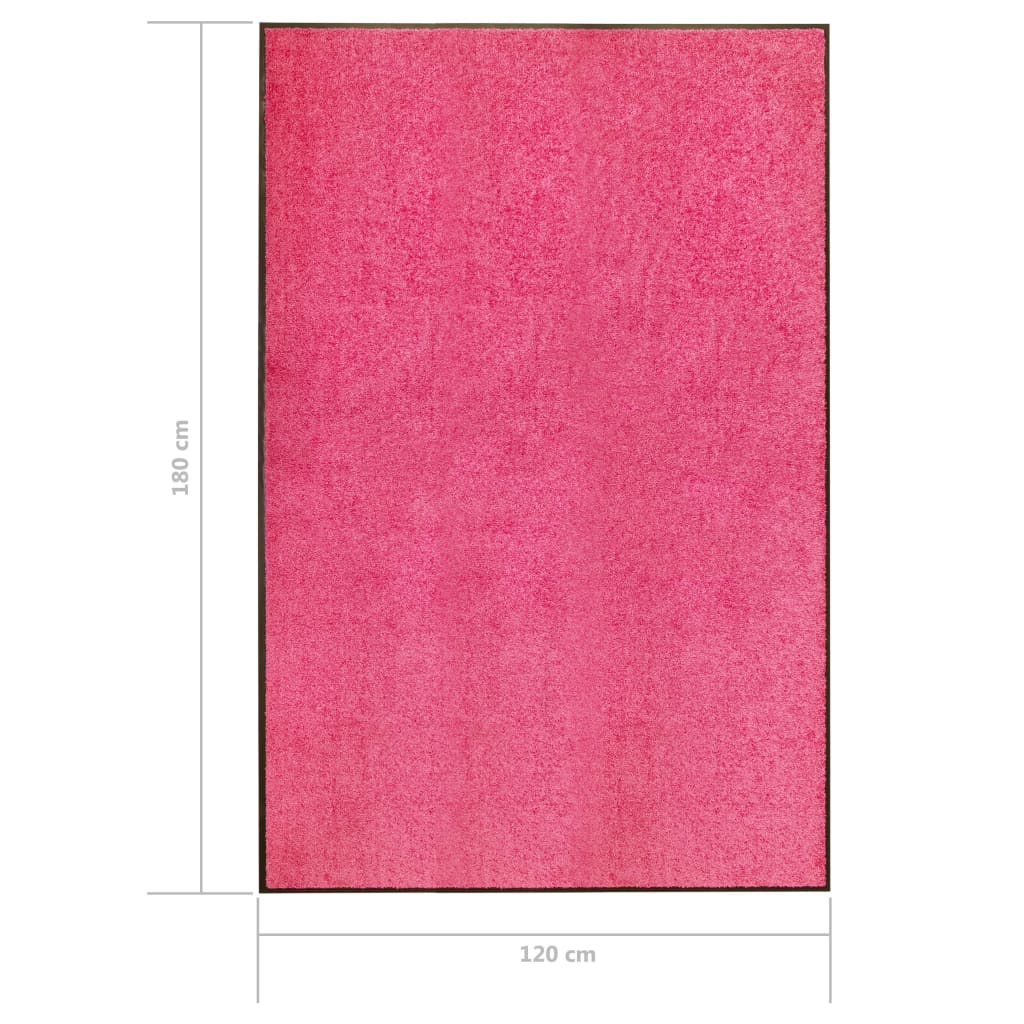 Fußmatte Waschbar Anthrazit 120x180 cm