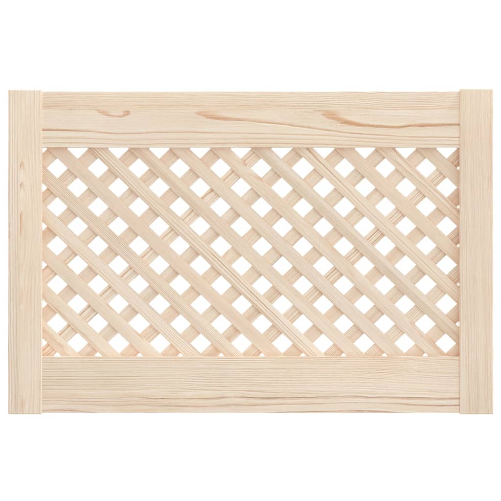 Schranktüren 2 Stk. Gitter-Design 39,5x39,5cm Massivholz Kiefer