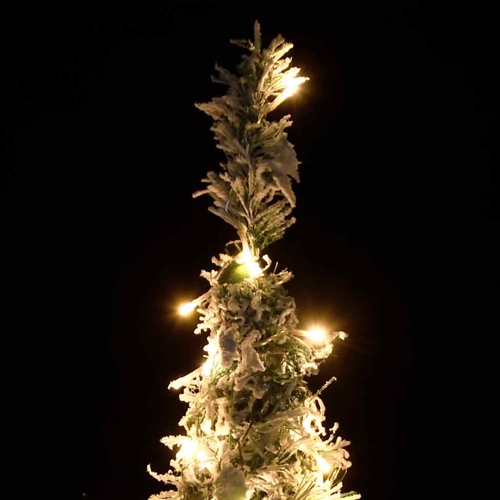 Pop-Up-Weihnachtsbaum Künstlich Beschneit 50 LEDs 120 cm