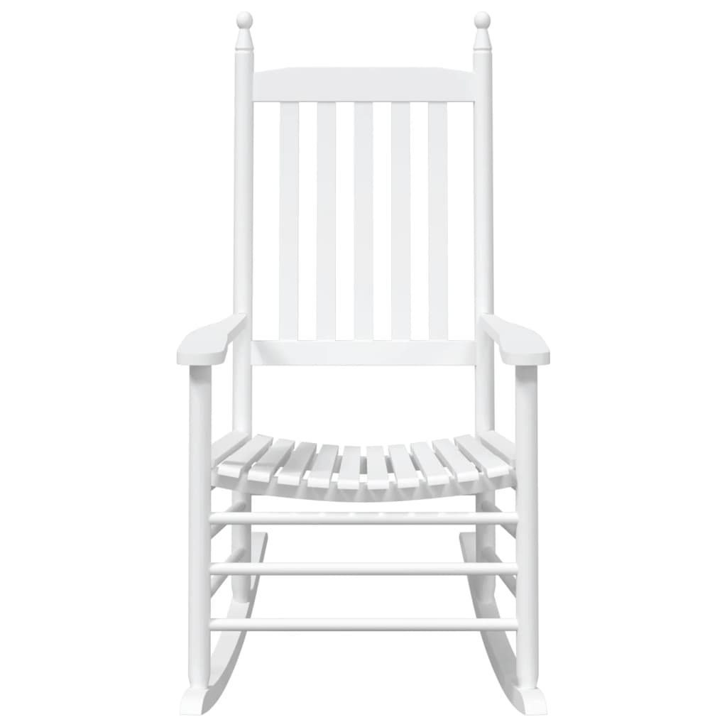 Schaukelstühle mit Gebogenen Sitzen 2 Stk. Schwarz Pappelholz