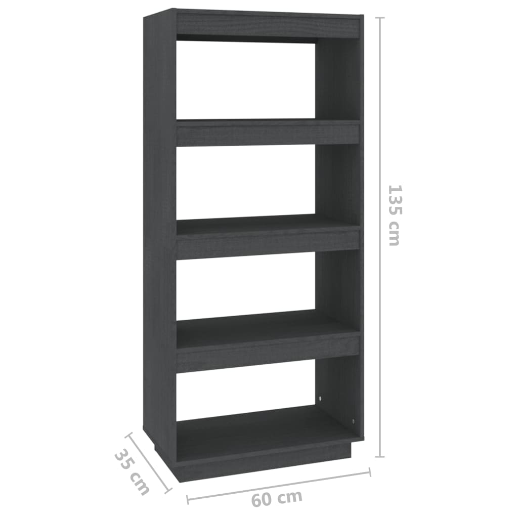 Bücherregal 40x35x71 cm Massivholz Kiefer