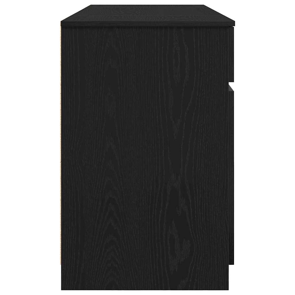 Schreibtisch mit Schubladen Weiß 140 x 49 x 76 cm Holzwerkstoff