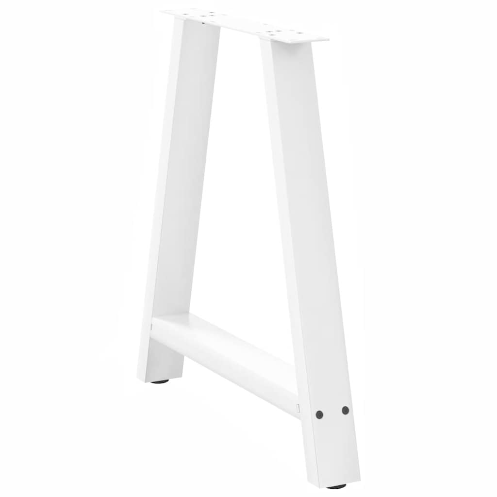 Couchtischbeine A-Form 2 Stk. 30x(30-31) cm Stahl