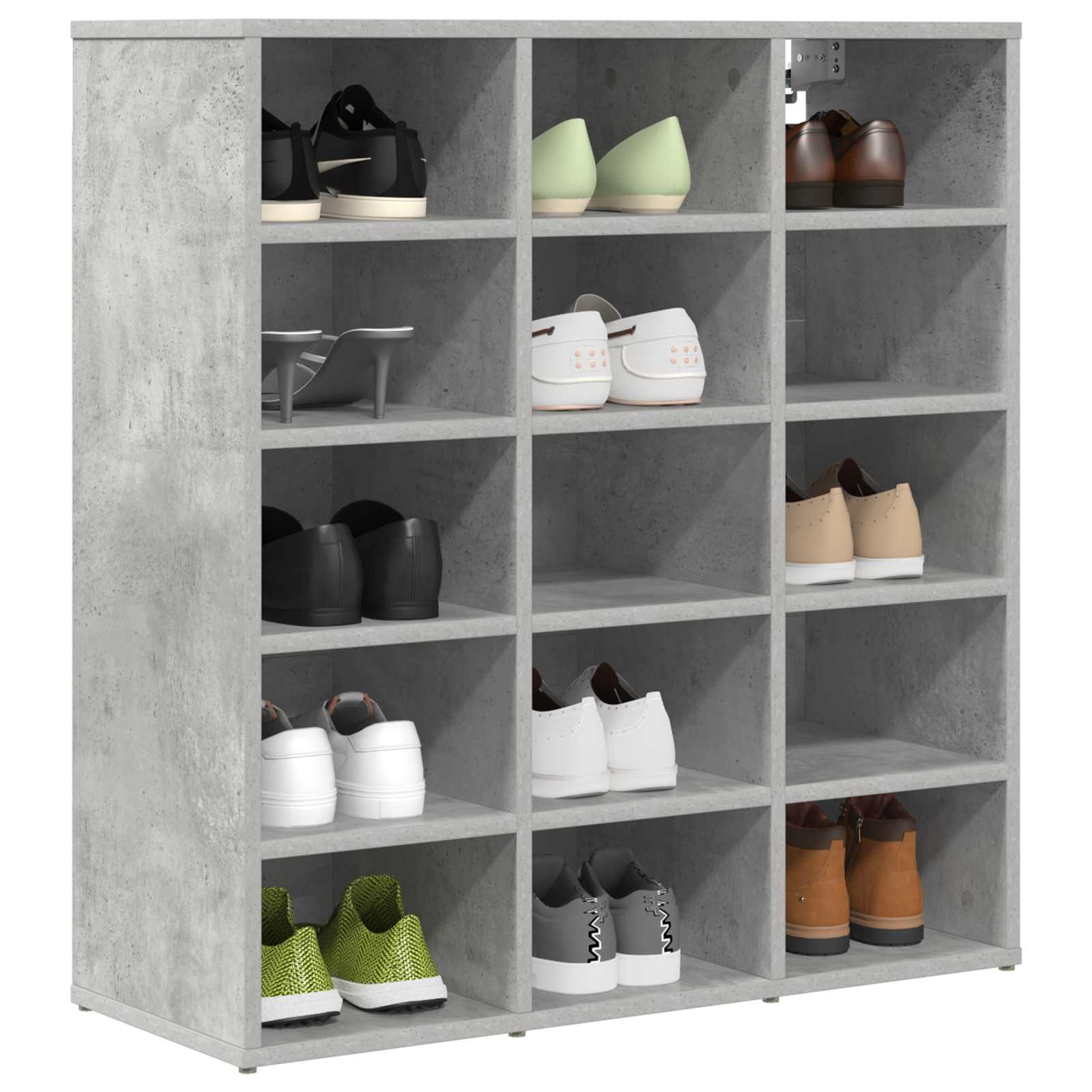 Schuhregale 2 Stk. Weiß 52,5x30x50 cm
