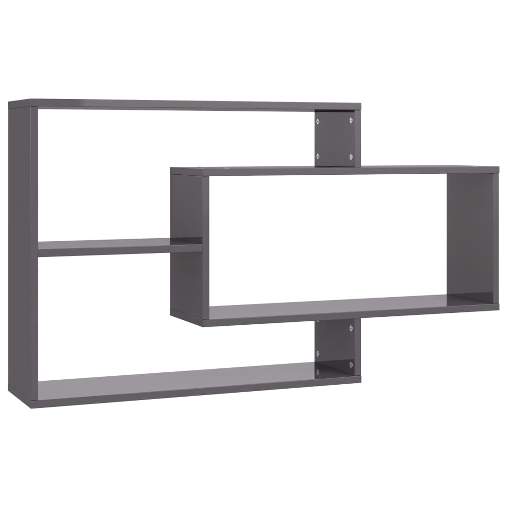 Wandregale Weiß 104x20x58,5 cm Holzwerkstoff