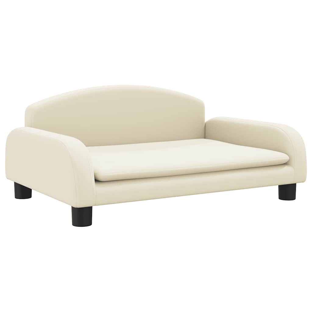 Kindersofa Schwarz 70x45x30 cm Kunstleder