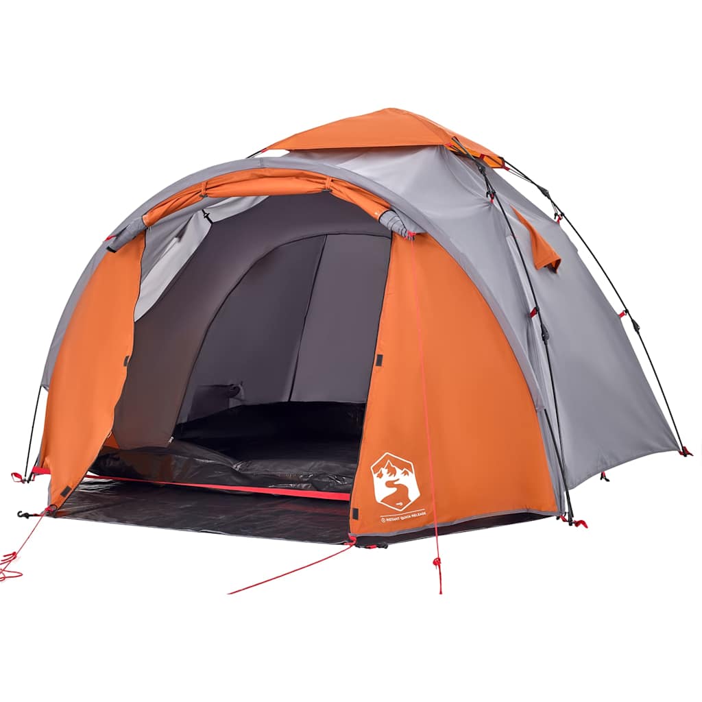 Kuppel-Campingzelt 3 Personen Grün Quick Release