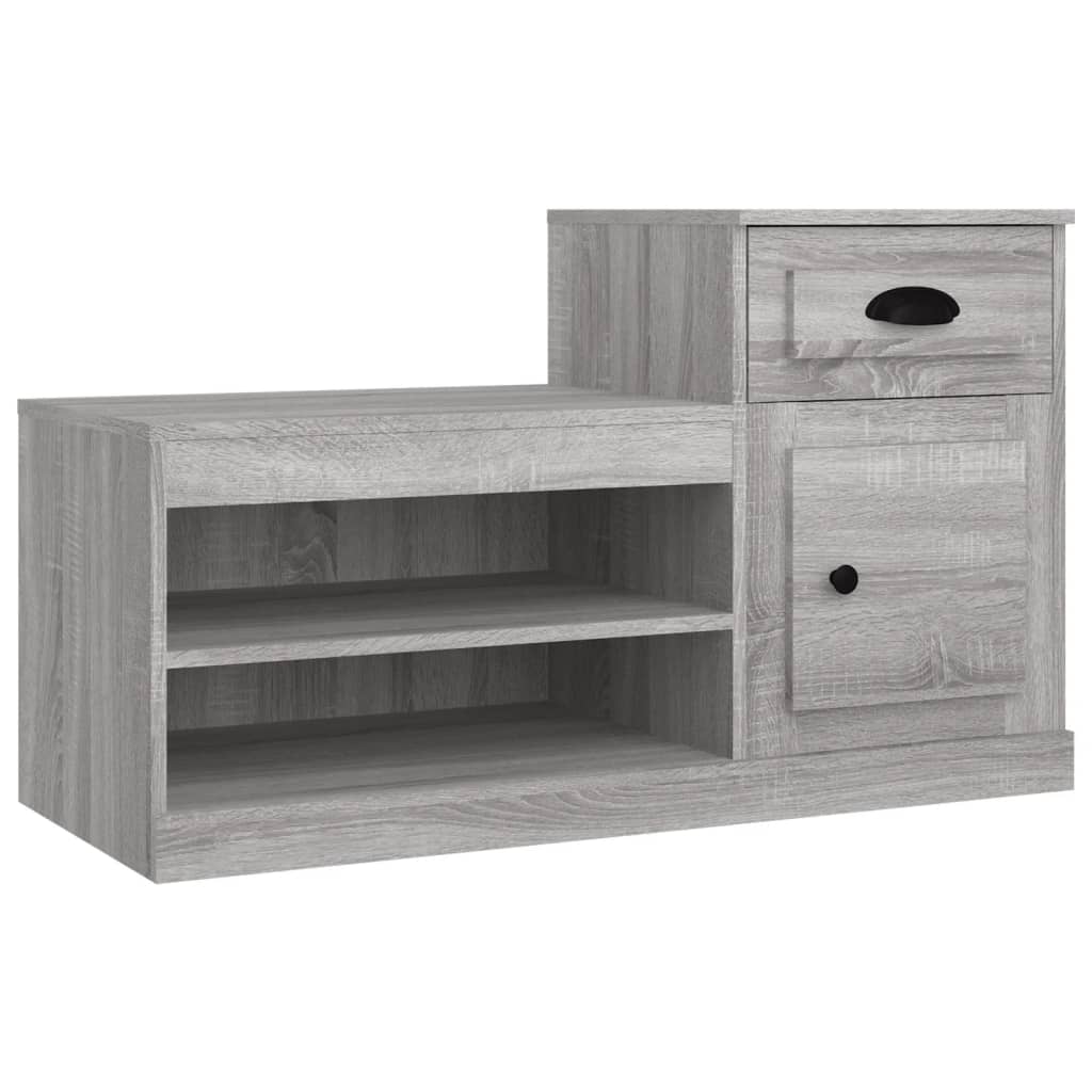 Schuhschrank Weiß 100x42x60 cm Holzwerkstoff