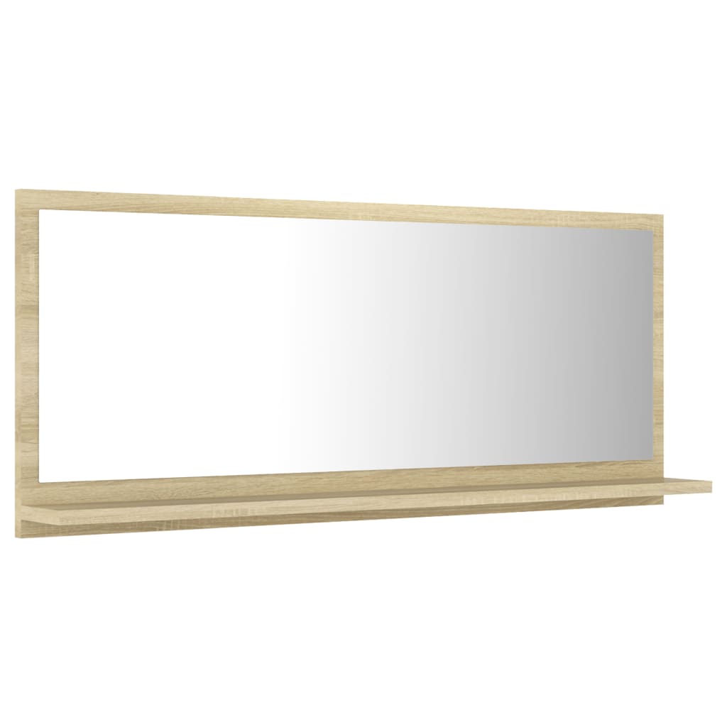 Badspiegel Weiß 40x10,5x37 cm Holzwerkstoff