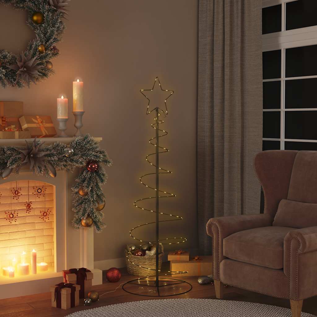 LED Weihnachtsbaum 80 LEDs Warmweiß 120 cm