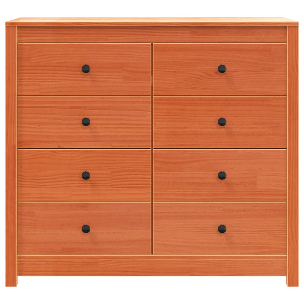 Beistellschrank 100x40x72 cm Massivholz Kiefer